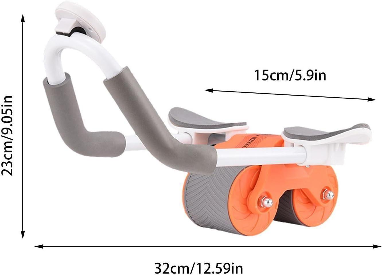 Abdominal Exercise Roller For Men & Women Automatic Rebound