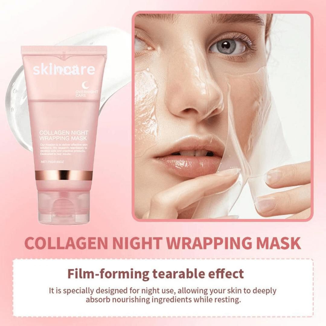 Collagen Night Peel-Off Face Mask - For Smooth and Beautiful Skin