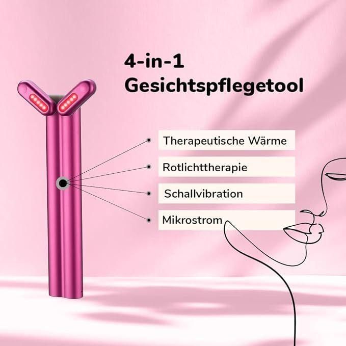 4-in-1 Beauty Device With Red Light Therapy