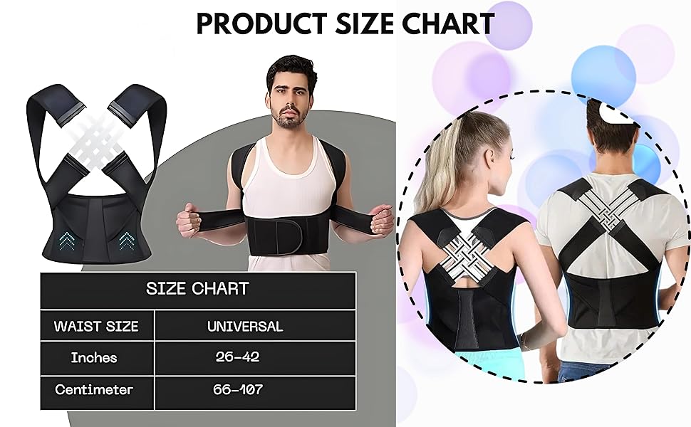 Posture Corrector Belt For Men & Women| Back Pain Relief Posture Corrector