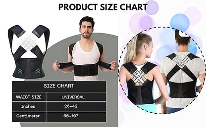Posture Corrector Belt For Men & Women| Back Pain Relief Posture Corrector