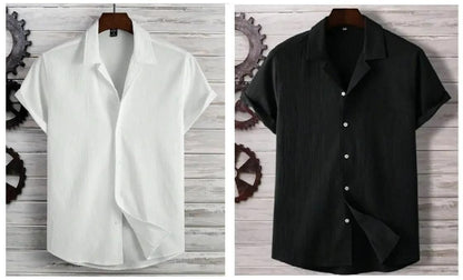 Men's Ice Silk Quick-Drying Shirt For Summers Combo of 2