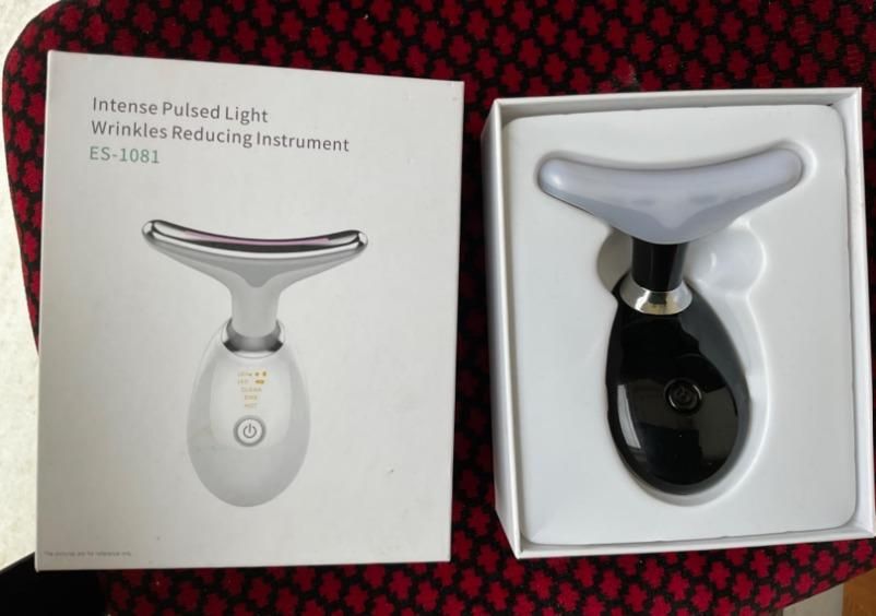Red Light Anti Wrinkles Face Neck Eyes Vibration Massager