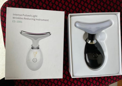 Red Light Anti Wrinkles Face Neck Eyes Vibration Massager
