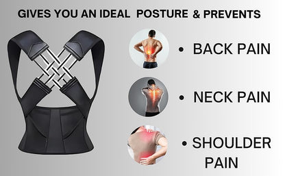 Posture Corrector Belt For Men & Women| Back Pain Relief Posture Corrector
