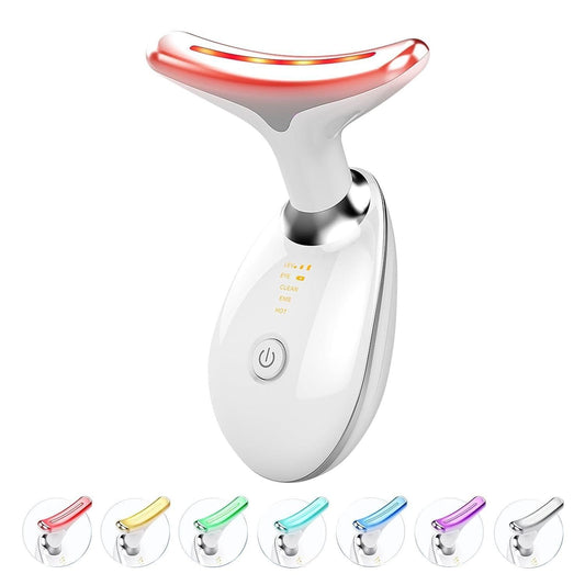 Red Light Anti Wrinkles Face Neck Eyes Vibration Massager