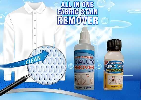 QuickFix™ Stain Solution – Instantly Removes the Toughest Stains | All in One Fabric Stain Remover | Buy 1 Get 1 Free