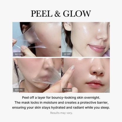 Collagen Night Peel-Off Face Mask - For Smooth and Beautiful Skin