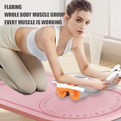 Abdominal Exercise Roller For Men & Women Automatic Rebound